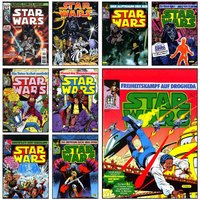 Popular Anime S-Star Manga W-Wars Poster Self-adhesive Art Waterproof Paper Sticker Coffee House Bar Room Wall Decor