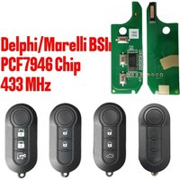 JINGXIN – kluczyk samochodowy do modeli Fiat 500L, Ducato, Citroen Jumper, Peugeot Boxer (roczniki 2008–2015), Marelli BSI FCC RX2TRF198, PCF7946, 433ASK.