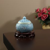 Electronic Incense Burner Ceramic Essential Oil Burner Timing Adjustable Temperature Wax Melter Warmer with US/EU/UK/DE Plug