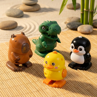 Cute little animal bouncing egg toy, funny wind-up jumping chick toy, wind-up control, cute design, suitable for children, stres