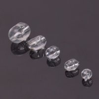 100 pcs transparent fishing cross beads, fishing line hook accessories, high-quality plastic space beans, water bait link beads