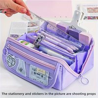 Multi-Functional Storage Solution Multi-Compartment Storage of School Supplies and Cosmetics Aesthetically Pleasing Pencil Cases