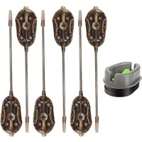 Quick-Change Carp Feeders: 5 Anti-Tangle Weights (20g, 30g, 40g, 50g, 60g) for Long-Range Fishing