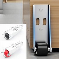 Door Bottom Translation Wheels Sliding Door Rollers Anti Sagging Feature Universal Fit for Furniture Pulley Hinges Accessory