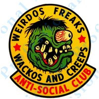 Personalized 2-PACK RAT FINK ED ROTH RAT ROD HOT ROD MOTORCYCLE Car Stickers VINTAGE RACING GUNS Waterproof Vinyl