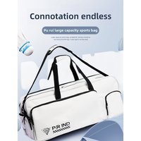 Large Capaci Badminton Raet Bag Profional Double oulder Tennis Bag Single oulder Crossbody Men Badminton Bag