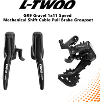 LTWOO GR9 Gravel Bike 1x11 Speed Groupset Mechanical Shifter Dual Control Lever & Rear Derailleur 50T Cable Pull Disc Brake Kit