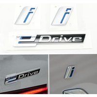 eDrive i Lettering Sticker Fender Rear Badge Logo Emblem For 7 X1 X3 X6 x7 i8 i3 i5 e Drive X5 40e Hybrid