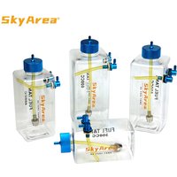 1PC RC Model Fuel Tank Petrol Transparent Plastic Bottle 300/400/500/600 ML/CC CNC Aluminum Alloy for Gas and Nitro Car Airplane
