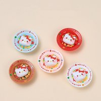 20/100PCS Rice and vegetable roll cat plate food play cartoon diy accessories cream gel resin small accessories hairpin material