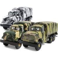 Disney Cars Toy British Army Military Truck Private Andy Gilsdale Snow Desert Oasis Version 1:55 Alloy Diecast Toy Truck