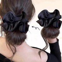 Synthetic Hair Braided Chignon accessories Hair Donut Hairpieces Claw Hair Bun Updo Braiding Chignon Bun Wig