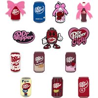 Pepper Pink Butterfly Festival Shoes Charms PVC Shoe Bag DIY Charm Accessories for Various Cave Derivatives Boy Girl Xmas Gift