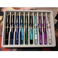 Hot Smooth ADMOK M800 Acrylic Piston Fountain Pen German BOCK/Schmidt Soft No.6/35# Nib New Pelikan Copy Students Writing Gift