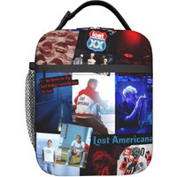 MGK Lost Americana Tour 2025-2026 Thermal Insulated Lunch Bag for Work Portable Food Bag Men Women Thermal Cooler Food Box
