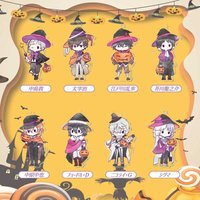 Anime Dogs Peripherals Halloween Dazai Osamu Acrylic Keychain Sigma Figure Acrylic Key Ring Edogawa Rampo Wizard Hat Pendant Toy