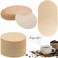 100Pcs Round Coffee Filter Paper 56mm 60mm 68mm For Espresso Coffee Maker Dripper Coffee Filters Tools Moka Pot Paper Filter