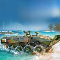 ZIMI Assembly Tank 135 Marine Corps ACVP Amphibious Battle Tank 35201 Plastic Model Kit for Ages 14 And above