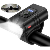 AliExpress NONE LED Bicycle Front Light Type-C Rechargeable Bicycle Headlight MTB Road Bike Headlamp Easy to Install Cycling Accessories