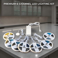 LED COB Light Strip Acoustic Board Decorative Touch Dimmable Wall Background Lamp Show Shelf Under Cabinet Bedroom Night Light
