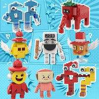 2026 Tung Tung Sahur Brainrot Animals Building Blocks Tralalelo Tralala SharkBricks Toy Gift for Children kids toys boys newMOC