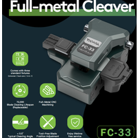 TAWAA FC-33 One-step Full-metal Cleaver Fiber Optic Cleaver Typical Cleaving Angle<0.5° Blade 72000 Times