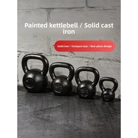 Black Cast Iron Kettlebell 4KG 20KG Portable Exercise Butt Lifting Home Fitness Kettlebell for Men And Women