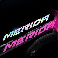 3PCS Merida Logo Stickers Eye-catching Vinyl Decals Decor for Car Window Notebook Travel Mug Accessories