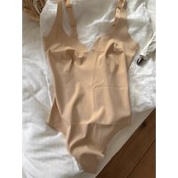 Seamless Shapewear Bodysuit Woman Solid Ultra-Thin U-Back Bodysuit Female High Elasticity Slim Camisole One-Piece Underwear New