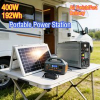 400W portable power station 25Ah LiFePO4 charging station photovoltaic energy generator 220V camping energy storage power supply