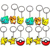 Pokemon Pikachu Party Favors Slap Bracelets Balloons Stickers Bags Keychains Stamps Gift Bags Kids Souvenirs For Party Decor