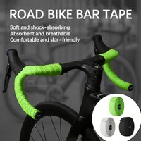 1 Pair Anti-Slip Shock-Absorbing Bicycle Handlebar Tape Comfortable Non-Slip Universal Fit forAll RoadBikes Decorative Bike Grip