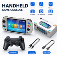 Console de jeu portable rétro M22 PRO, écran IPS 5 pouces, joystick avec éclairage RGB, système Linux, vidéo portable de poche