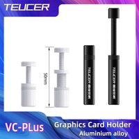 TEUCER Graphics Card GPU Holder Adjustable Telescopic Rotary Screw Magnetic Anti-Slip Support Vertical GPU Video Card Bracket