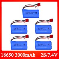 7.4V 3000mAh 18650 Li-ion Battery for Wltoys 10428 /12428/12423 RC Car Parts 2s 7.4v battery For Wltoys 144001 16101 16102 16103
