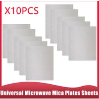 10 Stück Universal-Glimmerplatten für Mikrowellenherde, 15 x 12 mm, freies Schneiden entsprechend der erforderlichen Größe, Mikrowellenherd-Teil