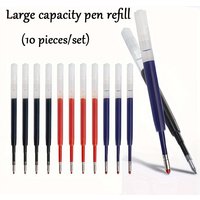 10 packs of 424 ink 0.5mm neutral pen core 99mm blue black red G2 ballpoint pen replaceable core for writing office stationery