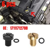 6/2pcs Durable Brass Coolant Expansion Screw Reliable Water Drainage Screw 17111712788 Replacement Suitable for E36 E39 E46 E90