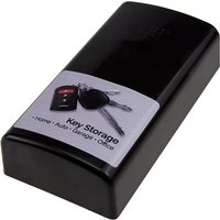 Portable Car Key Secret Box Magnetic Creative Case Holder for Key Black Outdoor