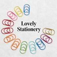 10Pcs/Set Decorative Love Heart Paper Clips Bookmark for Planner Journal Office School Lovely Stationery Scrapbooking Diary