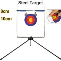 Metal Target Automatic Resetting Steel Thickened Target for BB Gun Slingshot Shooting Training Practice