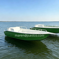 Shallow Draft 6-person Boat Fast Speed Boat for Lake and River Sea Travel Offshore Rustproof Small Passenger Boat Railing