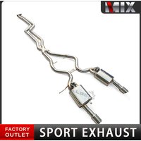 Cat-back exhaust for BMW E90 E91 E92 E93 335i 3.0T N55 2011-2013 exhaust stainless steel high-performance exhaust with valve
