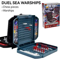 Two Player Table Game Children Interesting Warship Sea Ship Board Game Boys Toys