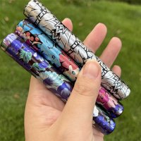 New Printed Storage Tube Holder Aluminum Alloy Storage Tube Cigar Tube Moisture-proof Anti-fall Sealed Tube Smoke Accessories