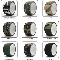10m Pipe Outdoor Woodland Camping Camo Tape Bicycle Hunting Adhesive Invisible Camo Tape Bandage