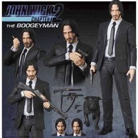 John Wick Chapter 2 Action Figure 6 Inch Articulated Reissue Replica Collectible Model With Accessories The Boogeyman For Fans