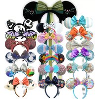 DISNEY PRINCESS Mickey Mouse Ears Headband 2025 Loungefly Halloween Fright Night Headwear for Adult Kids Holiday Hairband