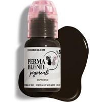 15ML Permanent Makeup Pigment Microblading Supplies for Eyebrow Tattoo Eyeliner Permanent Makeup Professional Tattoo Ink 0.5oz