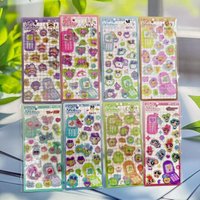 Cute Japanese Cartoon Epoxy 3D Puffy Stickers Cell Phone Calculator Shape Sticker for Scrapbook Planner Kids Craft Decoration